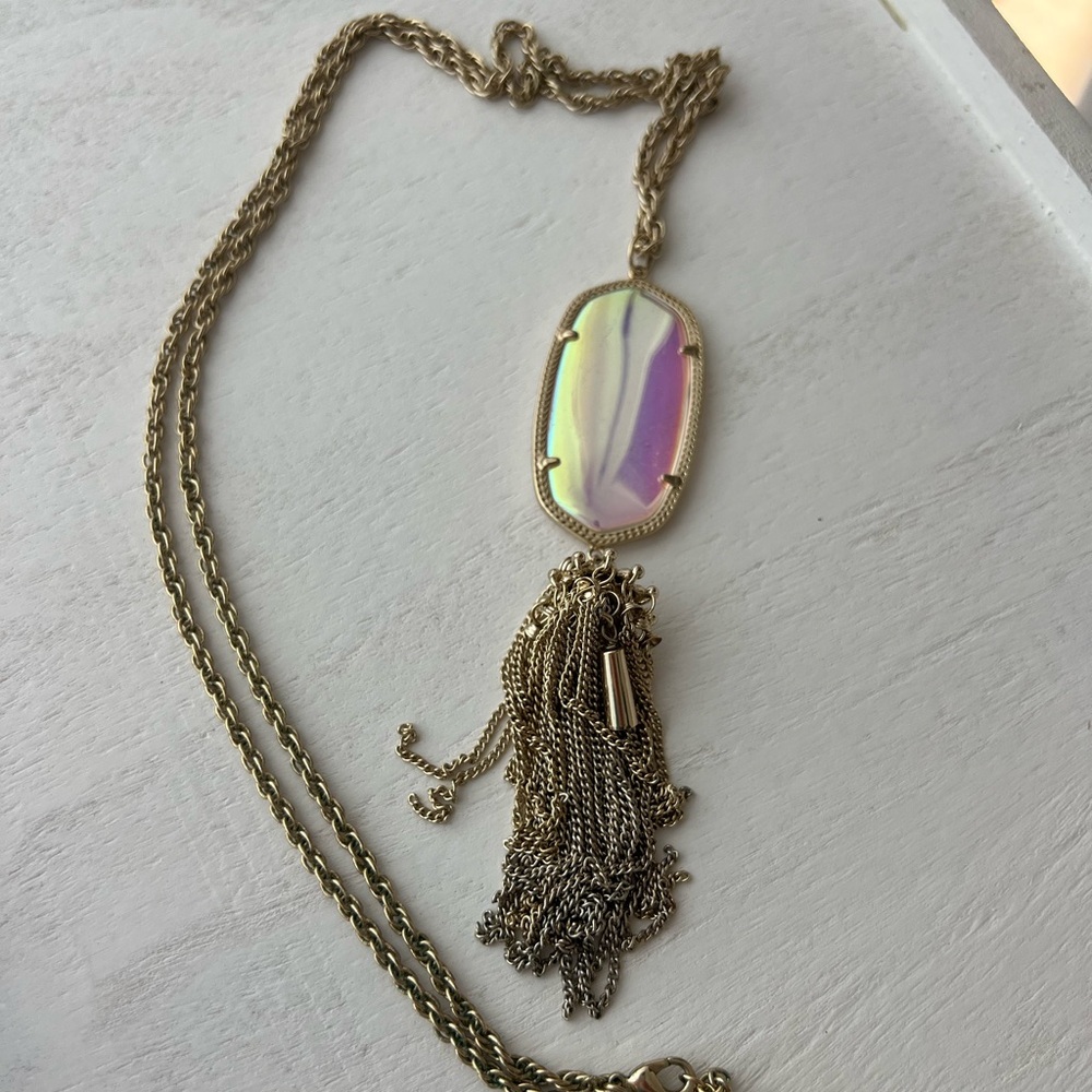Kendra Scott Iridescent Long Necklace